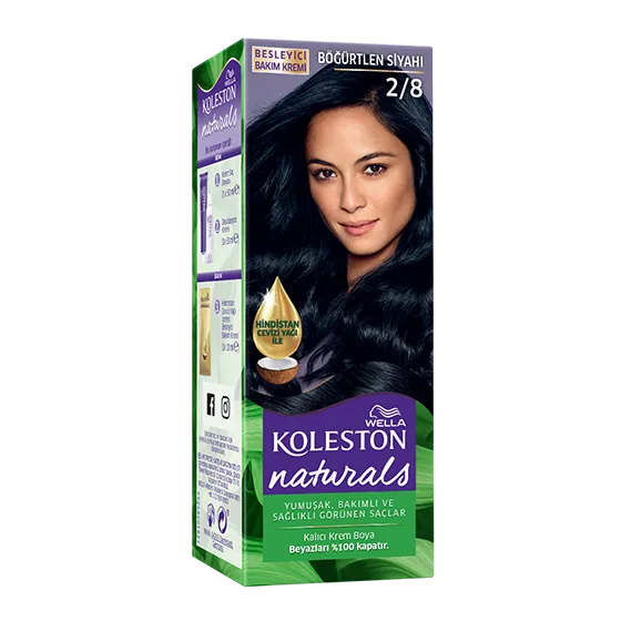 Wella Koleston Naturals Saç Boyası 2/8 Böğürtlen Siyahı