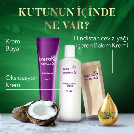 Wella Koleston Naturals Saç Boyası 3/4 Koyu Kestane