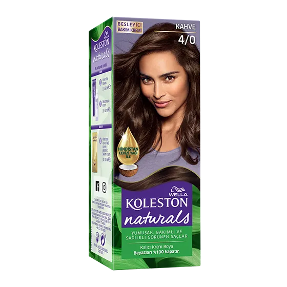 Wella Koleston Naturals Saç Boyası 4/0 Kahve