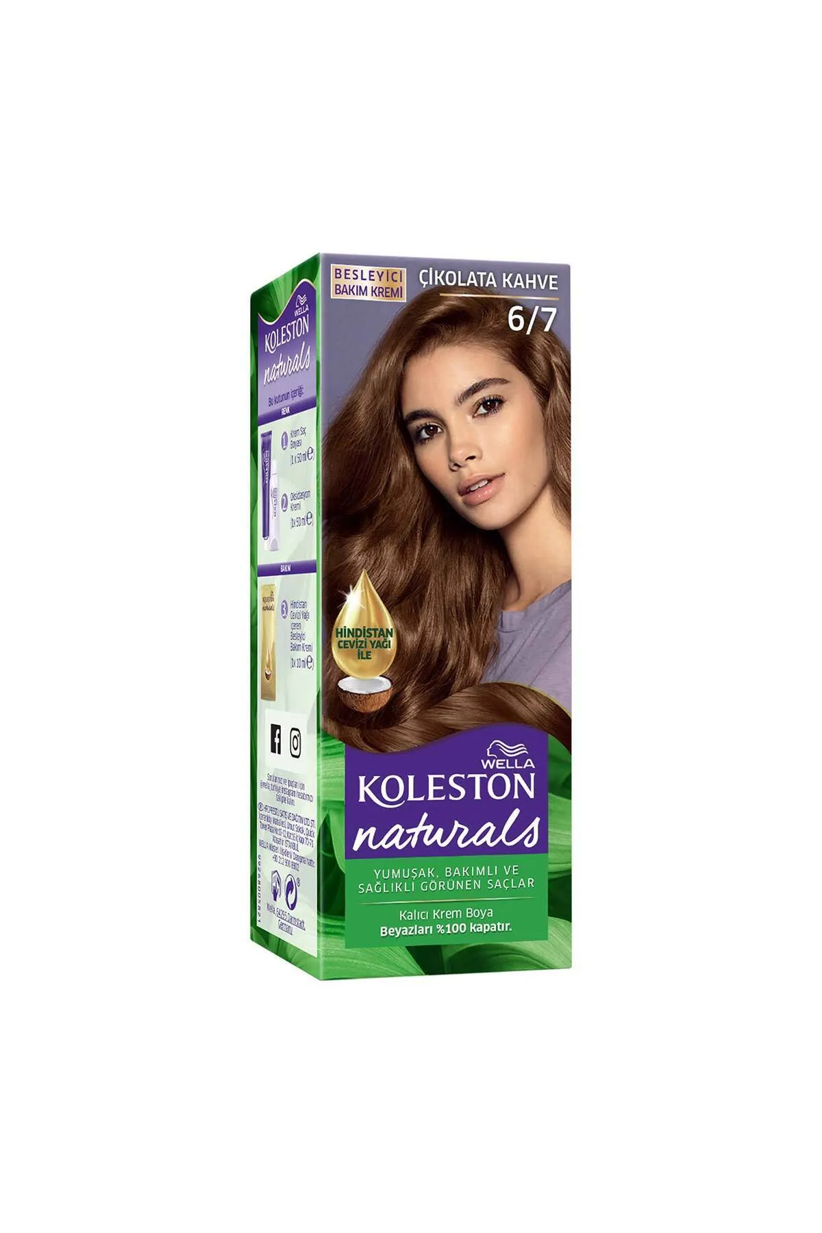 Wella Koleston Naturals Saç Boyası 6/7 Çikolata Kahve