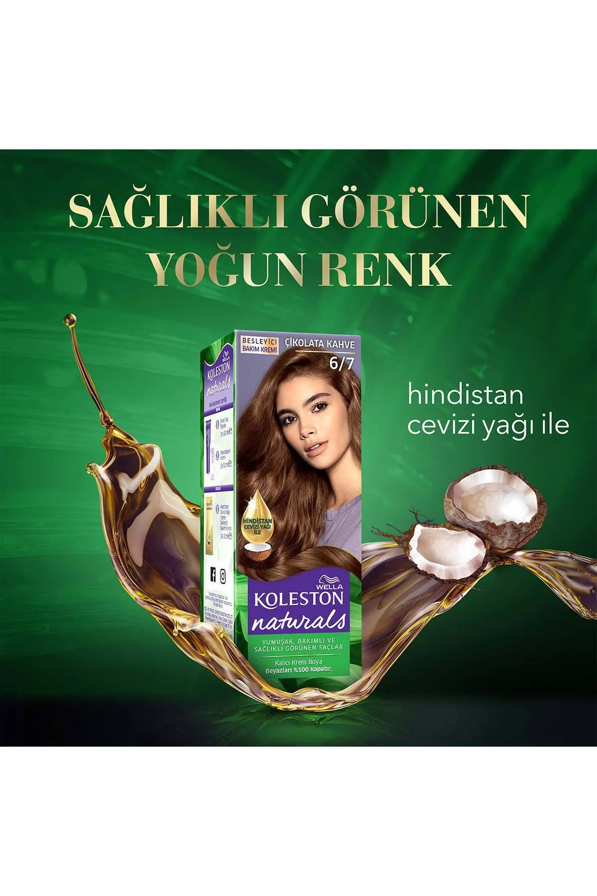 Wella Koleston Naturals Saç Boyası 6/7 Çikolata Kahve