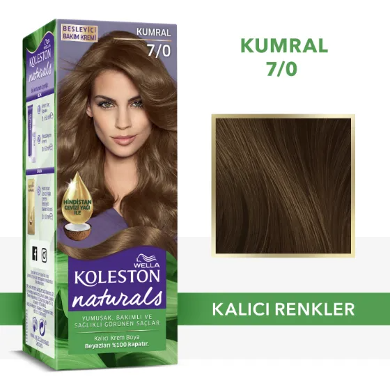 Wella Koleston Naturals Saç Boyası 7/0 Kumral