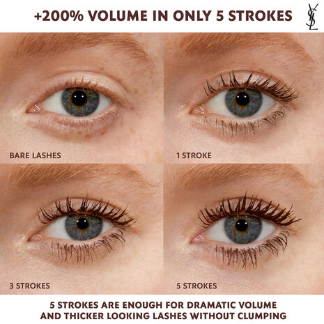 Yves Saint Laurent, Lash Clash, Extreme Volume, Maskara - Kahverengi