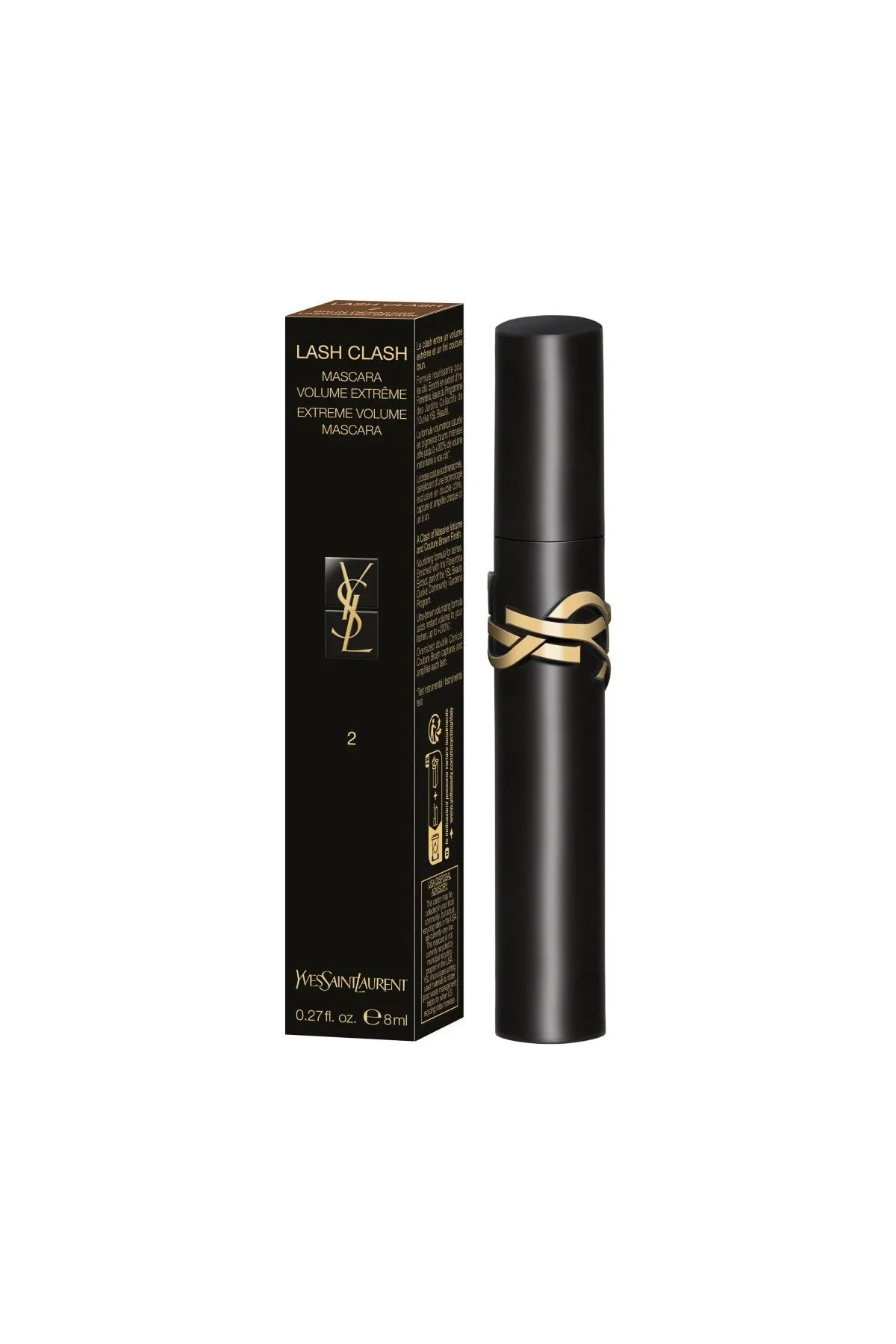 Yves Saint Laurent, Lash Clash, Extreme Volume, Maskara - Kahverengi